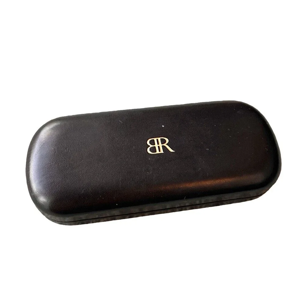 Banana Republic Sunglasses Eyeglasses Case Hard Shell Felt Lined Travel Carrier